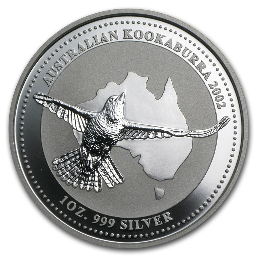 Australië Kookaburra 2002 1 ounce silver